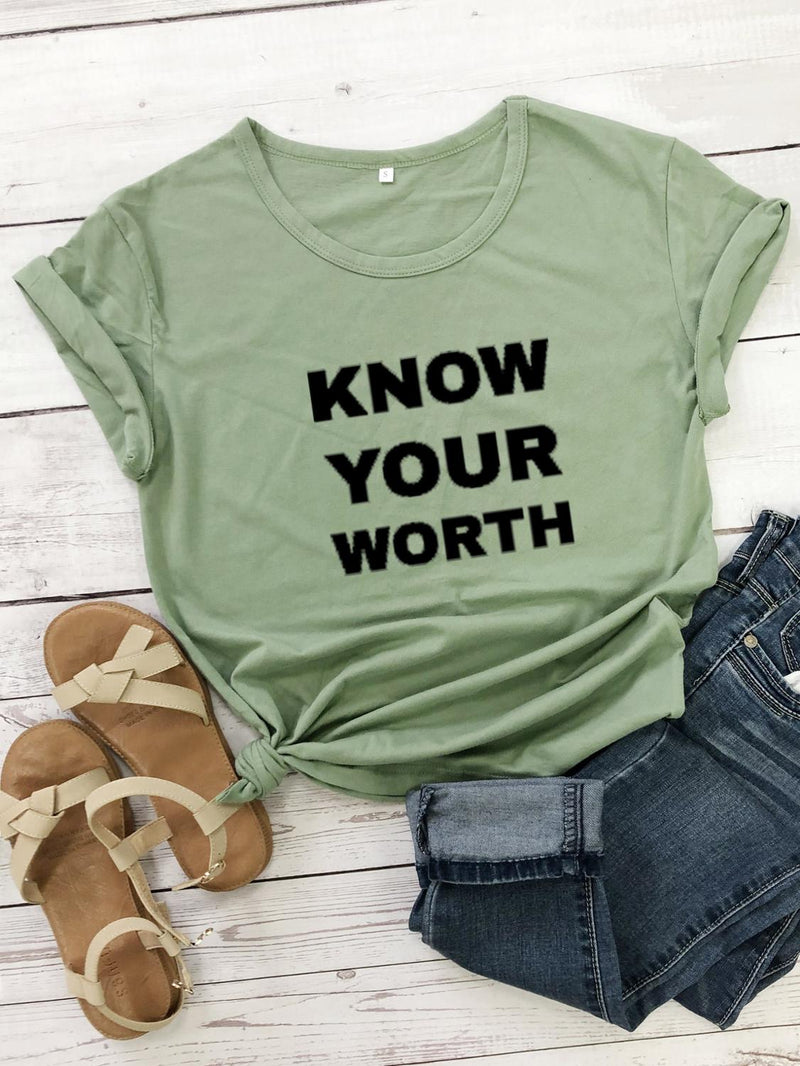 Know Your Worth Unisex T-Shirt