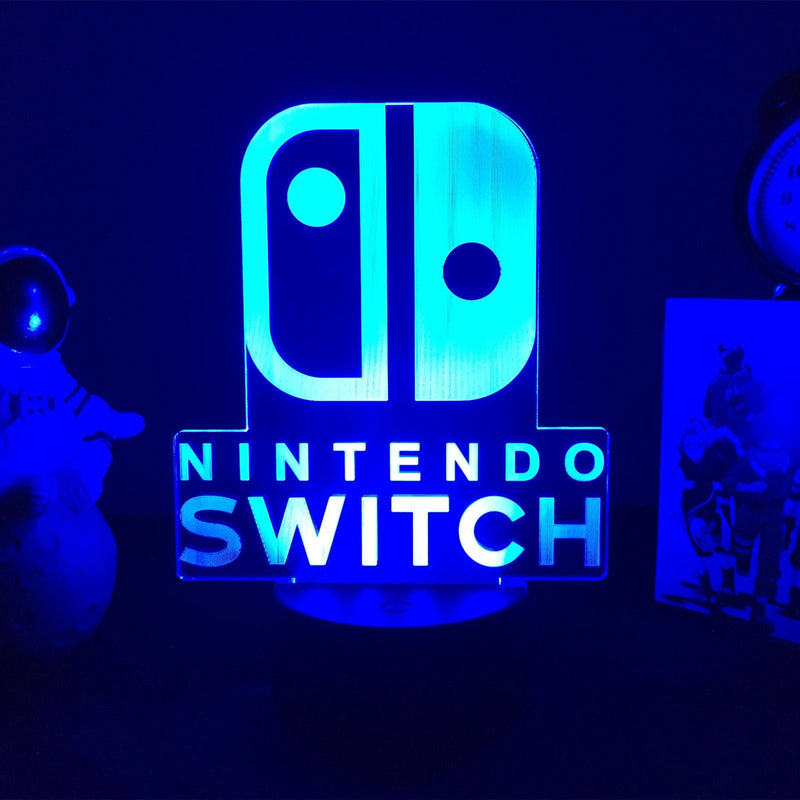 3D Night Light Nintendo Switch LOGO