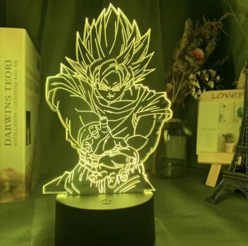 Goku Dragon Ball Z Action Figures Lamp