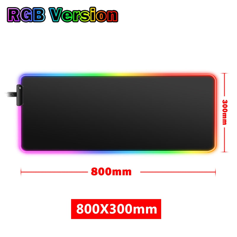 RGB LED Light Gaming Mouse Pad