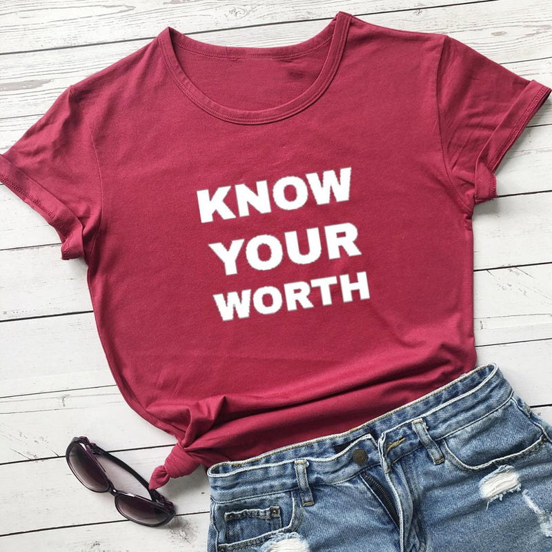 Know Your Worth Unisex T-Shirt