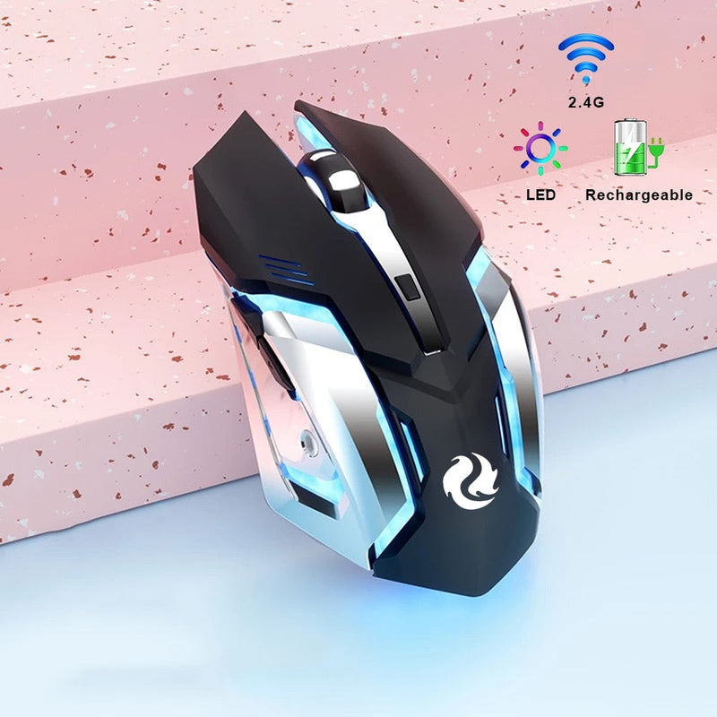 Gaming Mouse Rechargeable Wireless Bluetooth Mouse