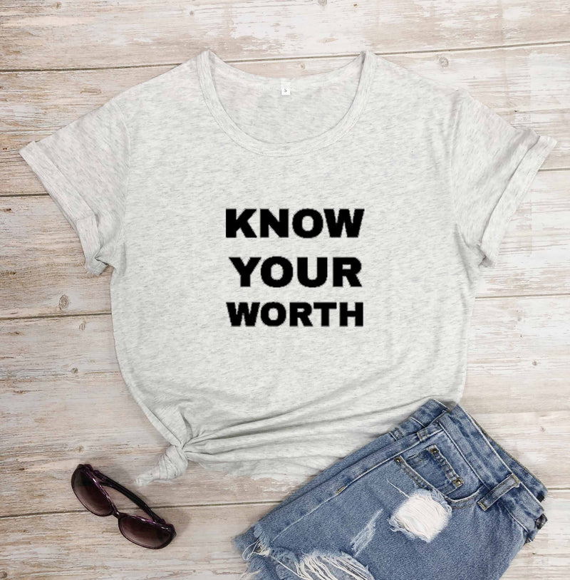 Know Your Worth Unisex T-Shirt