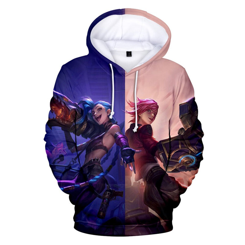 Game Arcane League of Legends Unisex Hoodies