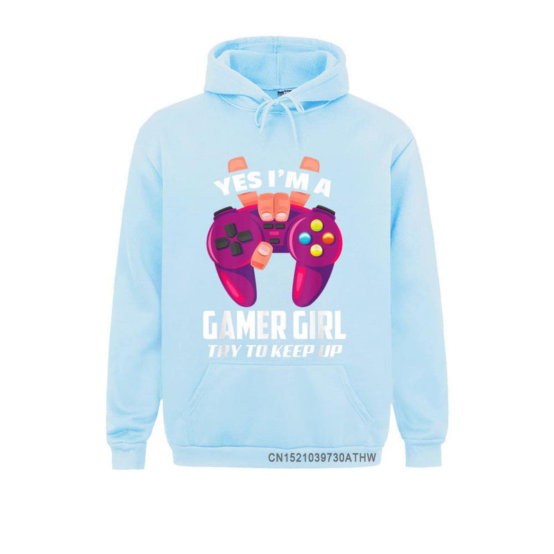 Yes I'm A Gamer Girl Video Games Sweatshirts Hoodies