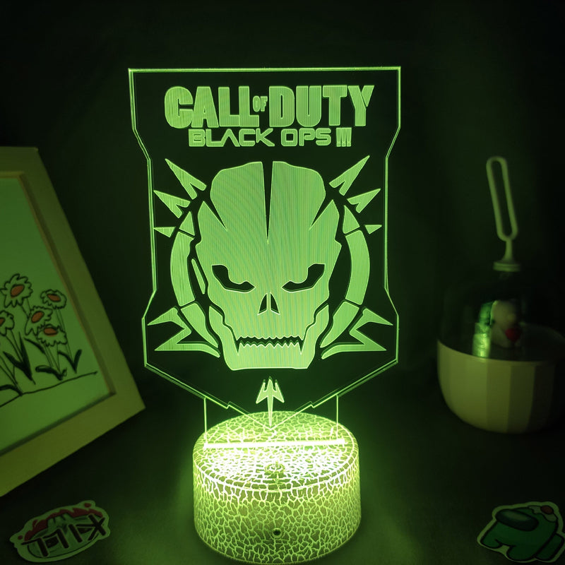 Call Of Duty Game LOGO 3D Lamps