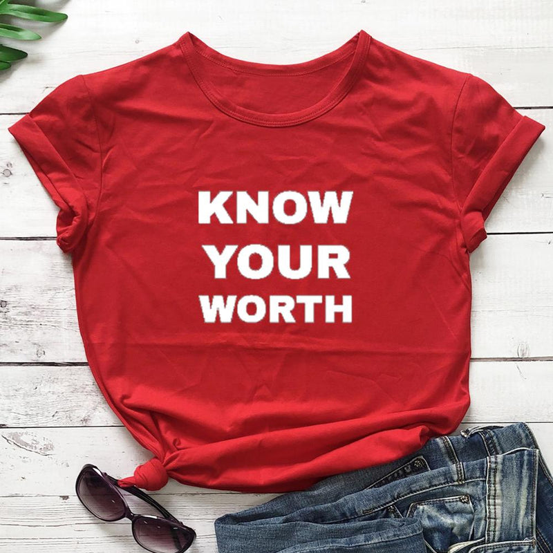 Know Your Worth Unisex T-Shirt