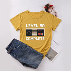 50th Level Complete Achievement Unlocked T-Shirt