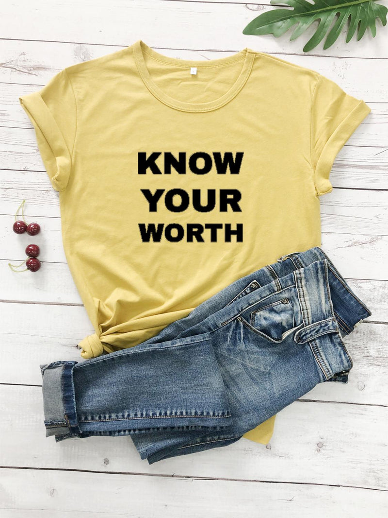 Know Your Worth Unisex T-Shirt