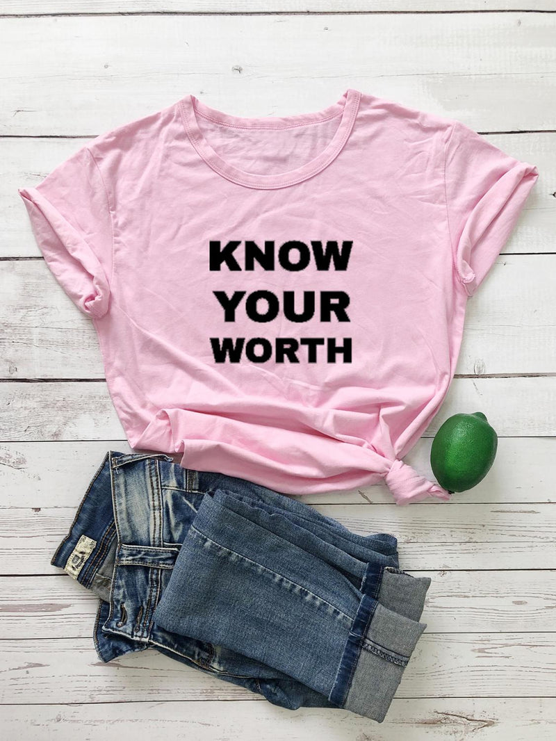 Know Your Worth Unisex T-Shirt