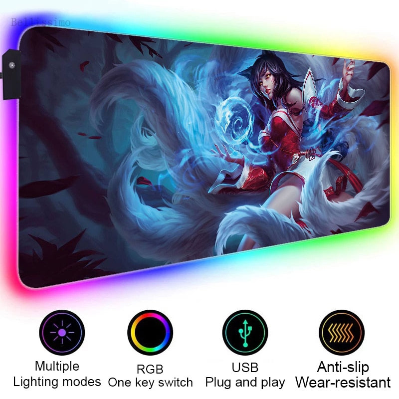 League of legend RGB Gaming Mouse Pads