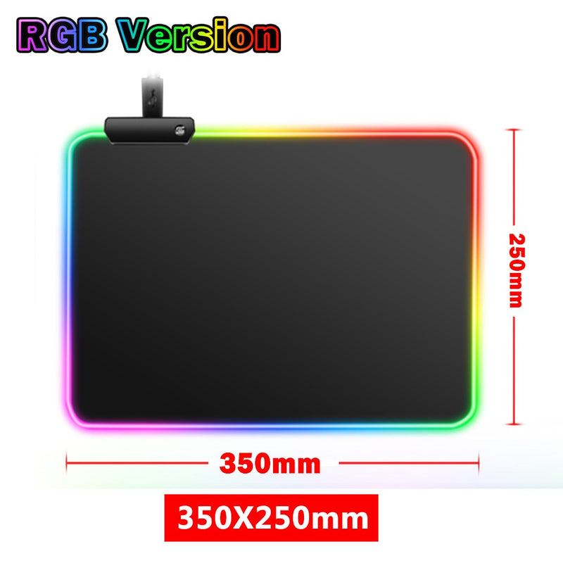 RGB LED Light Gaming Mouse Pad