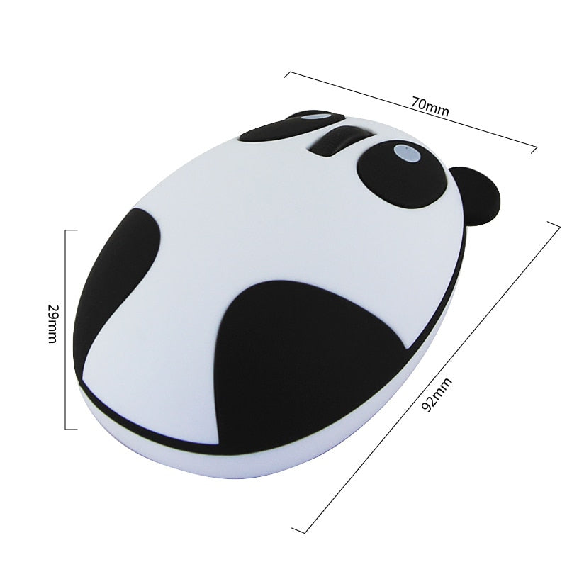 Cute Cartoon Panda Wireless Rechargeable Mouse