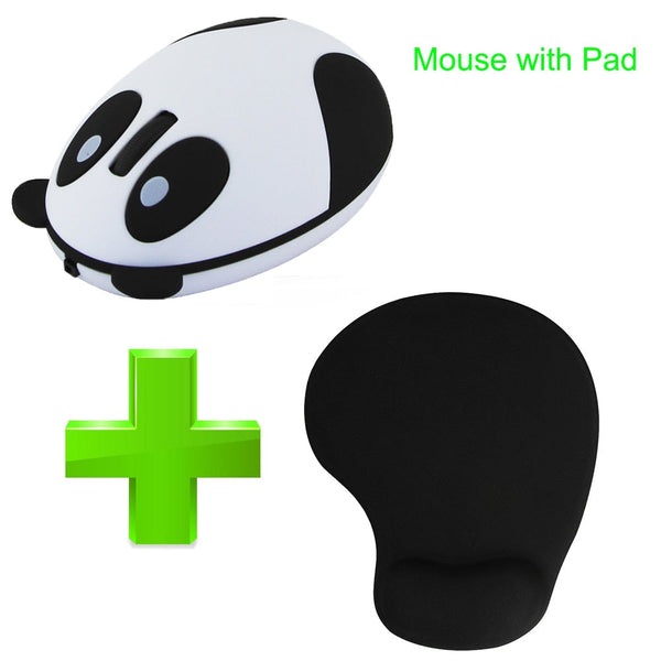 Cute Cartoon Panda Wireless Rechargeable Mouse