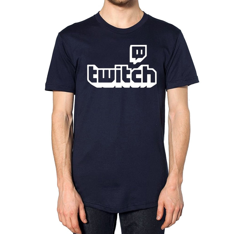 Personalised Twitch TV Gaming T-Shirt by KV