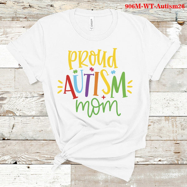 Proud Autism Mom Aesthetic Woman T Shirt