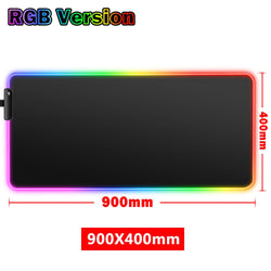 RGB LED Light Gaming Mouse Pad