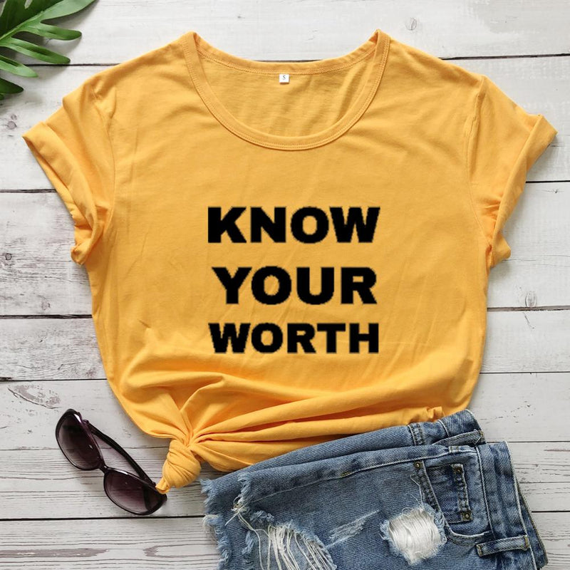 Know Your Worth Unisex T-Shirt