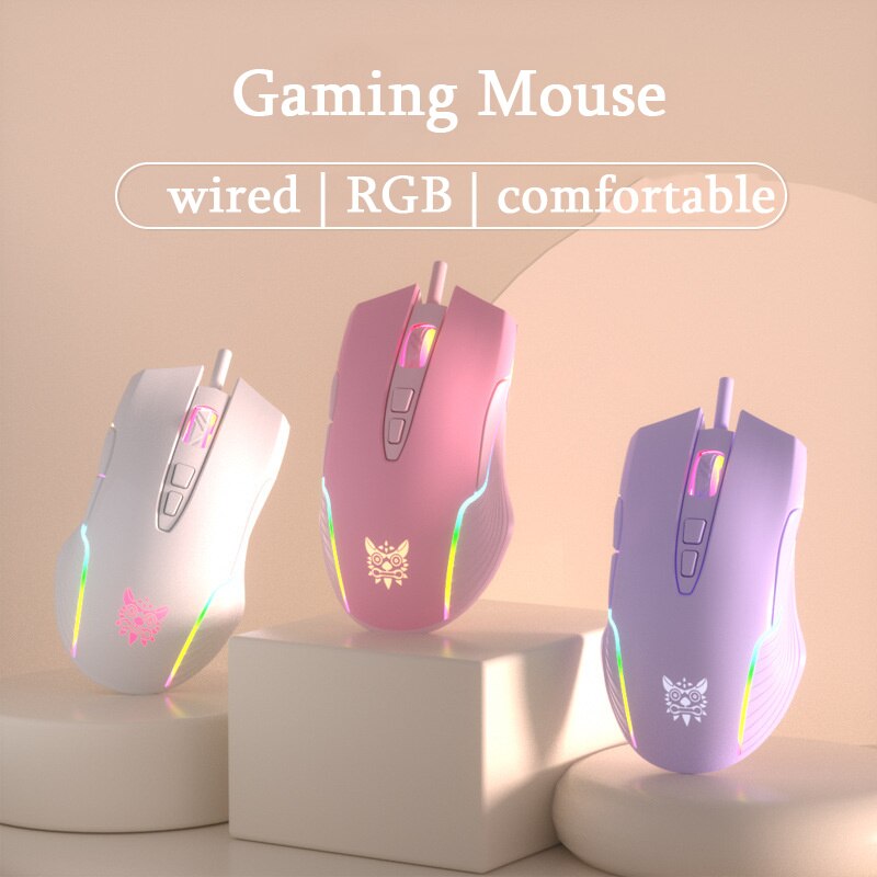 Ergonomic Wired RGB Gaming Mouse