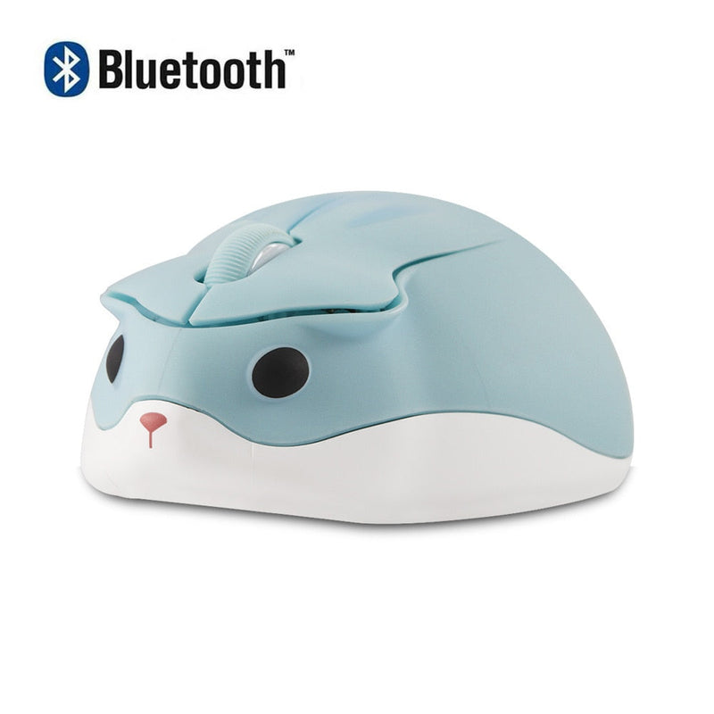 Wireless Optical Cute Hamster Cartoon Design Mouse