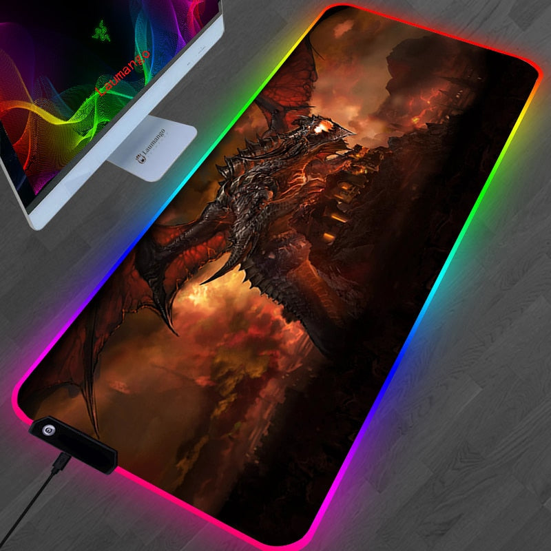 World of Warcraft RGB  Mouse Pad