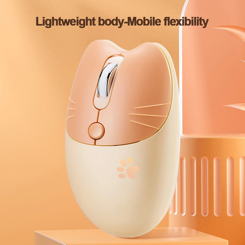 Cute 2.4g Wireless Mini Mice Silent USB Optical Mouse