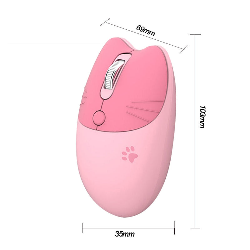 Cute 2.4g Wireless Mini Mice Silent USB Optical Mouse