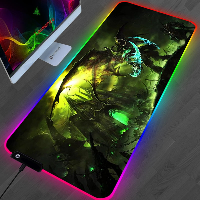 World of Warcraft RGB  Mouse Pad