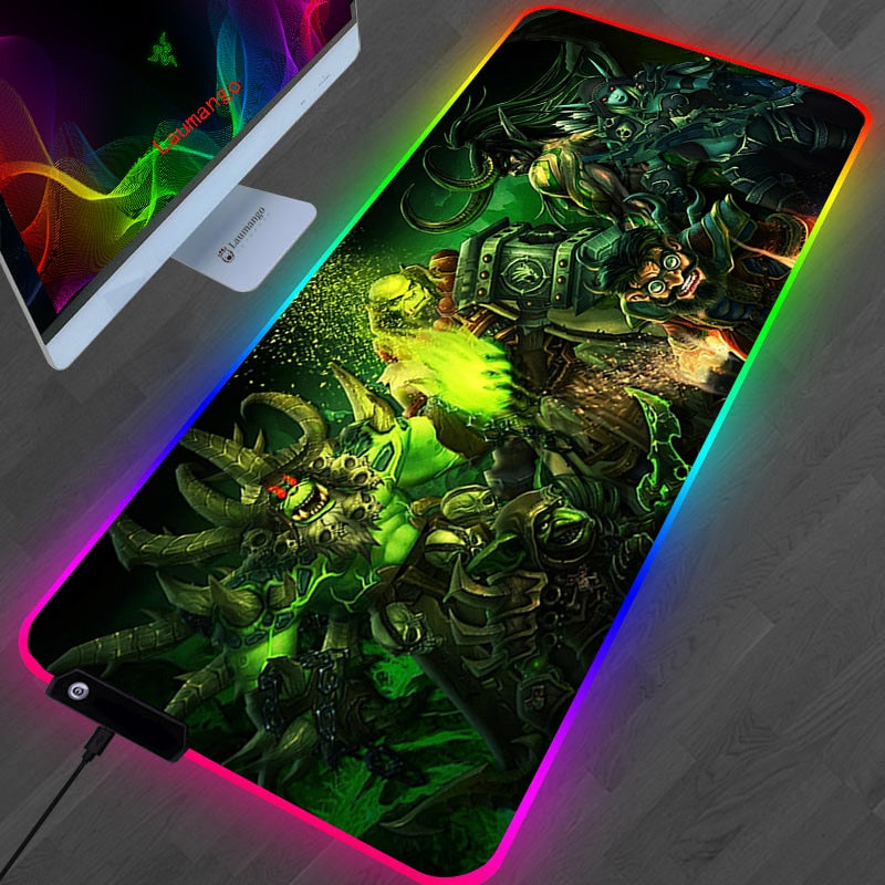 World of Warcraft RGB  Mouse Pad