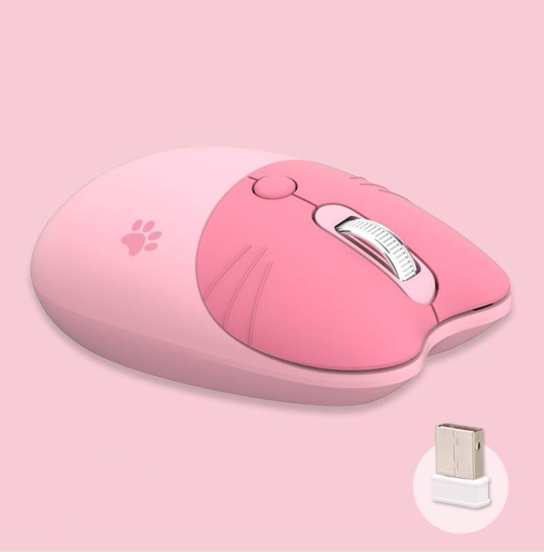 Cute 2.4g Wireless Mini Mice Silent USB Optical Mouse